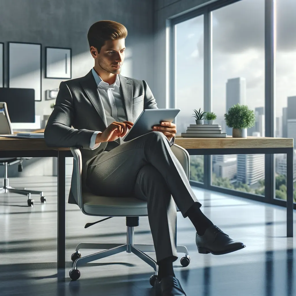 ondernemer die soe uitbesteed en focust op zijn business