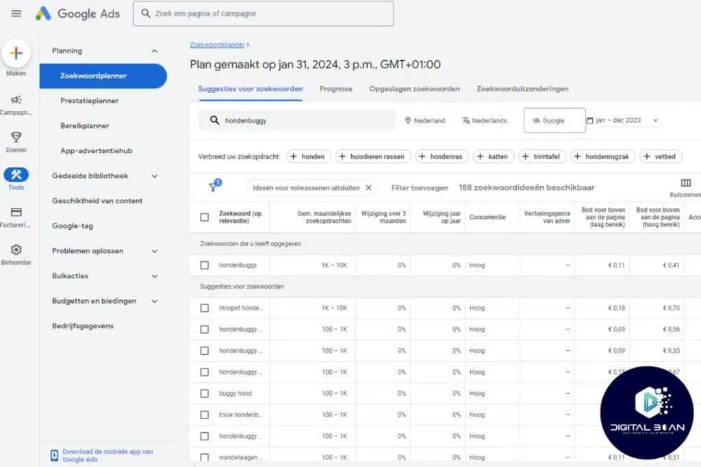 screenshot-google-zoekwoord-planner
