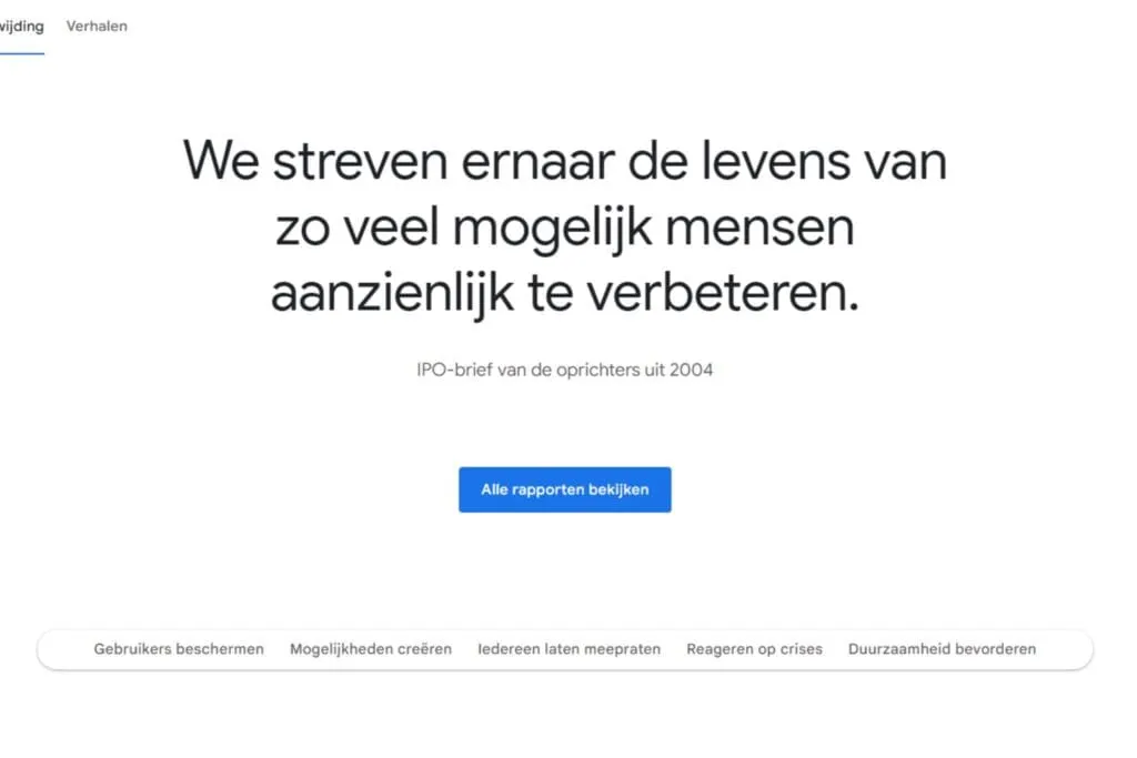 google hun streven