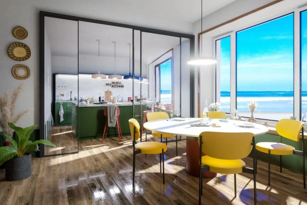 vakantiehuis-woonkamer-uitzicht-op-strand