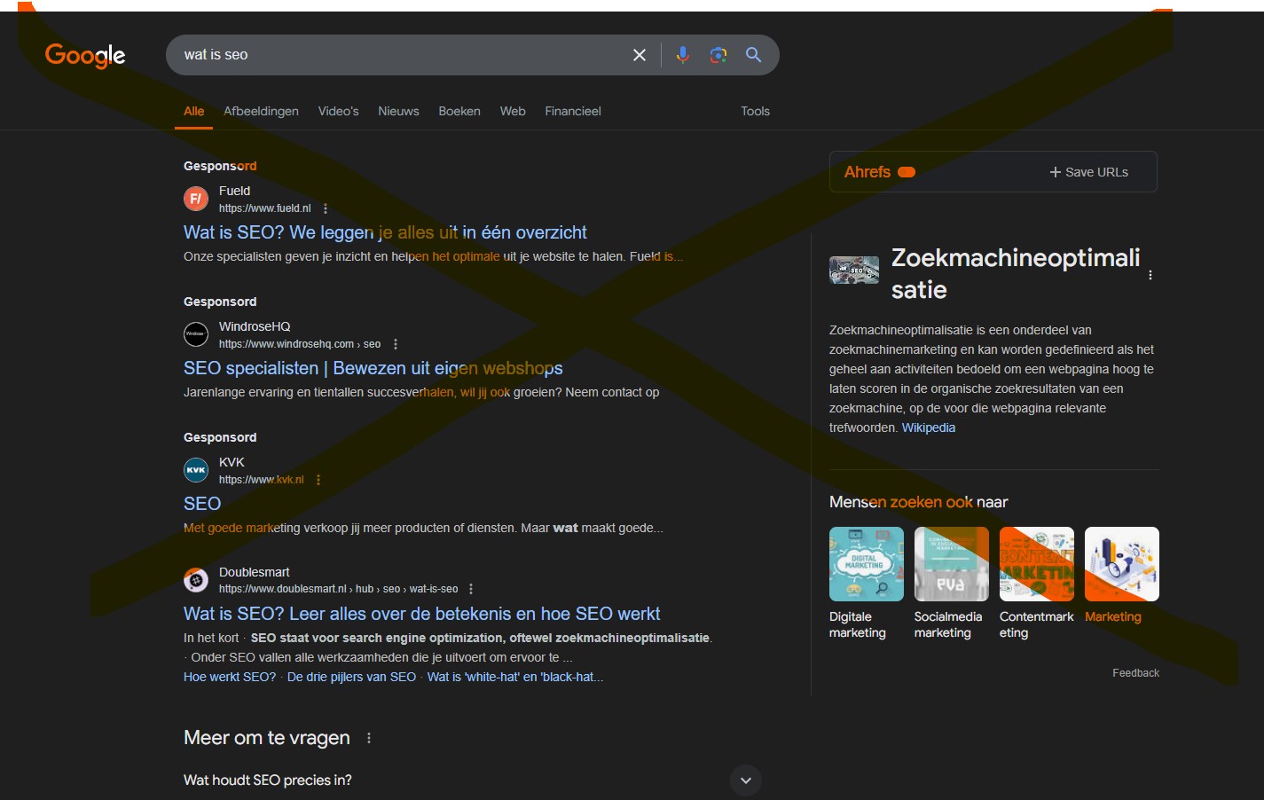 google-resultaat-pagina